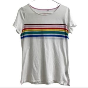 Boden Stripes Ahead of the Rest Rainbow Tee 8